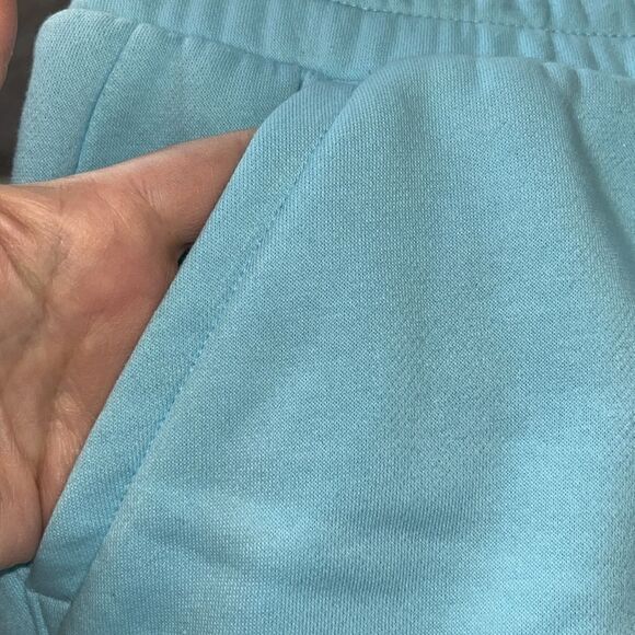 Under Armour Baby Blue Cotton Blend Loose Elastic PullOn Shorts w/ Drawstring-XL - Picture 6 of 12